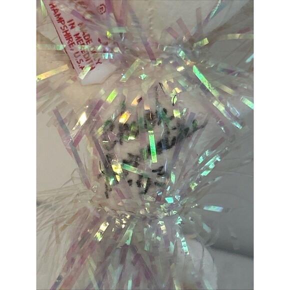 Vtg Annalee Christmas Tinsel Elf '93 signed 8” Poseable Mischievous Shelf Sitter - Picture 4 of 5